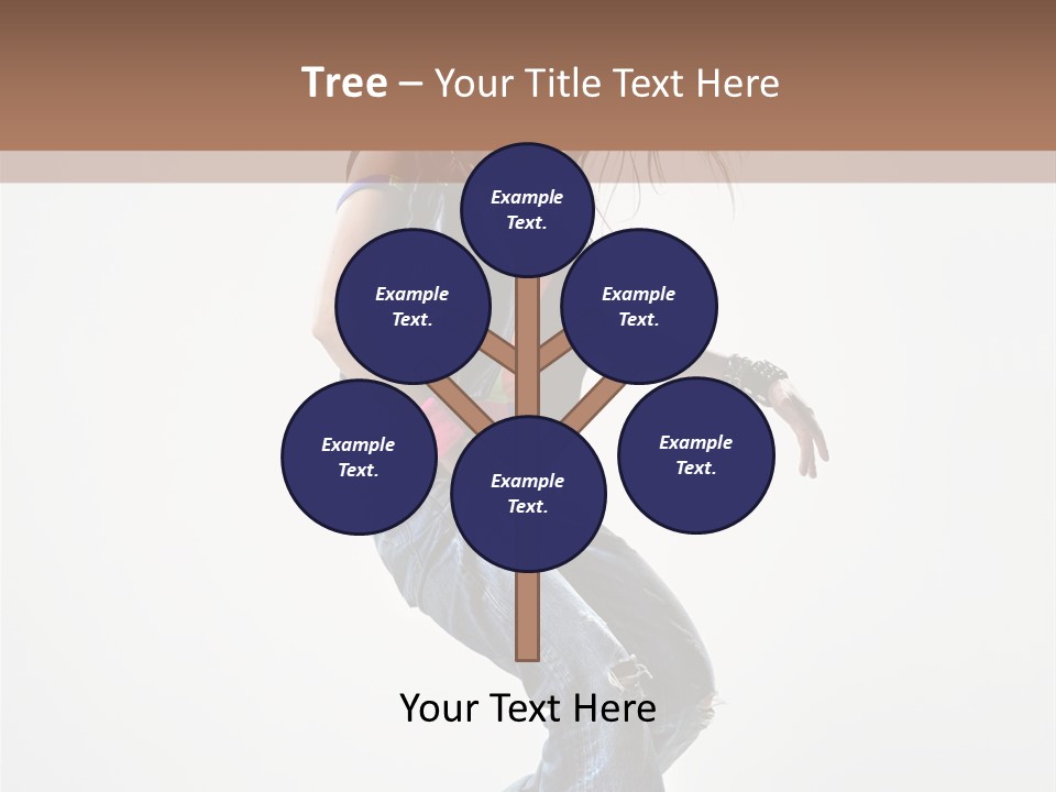 Fashion Posing Human PowerPoint Template