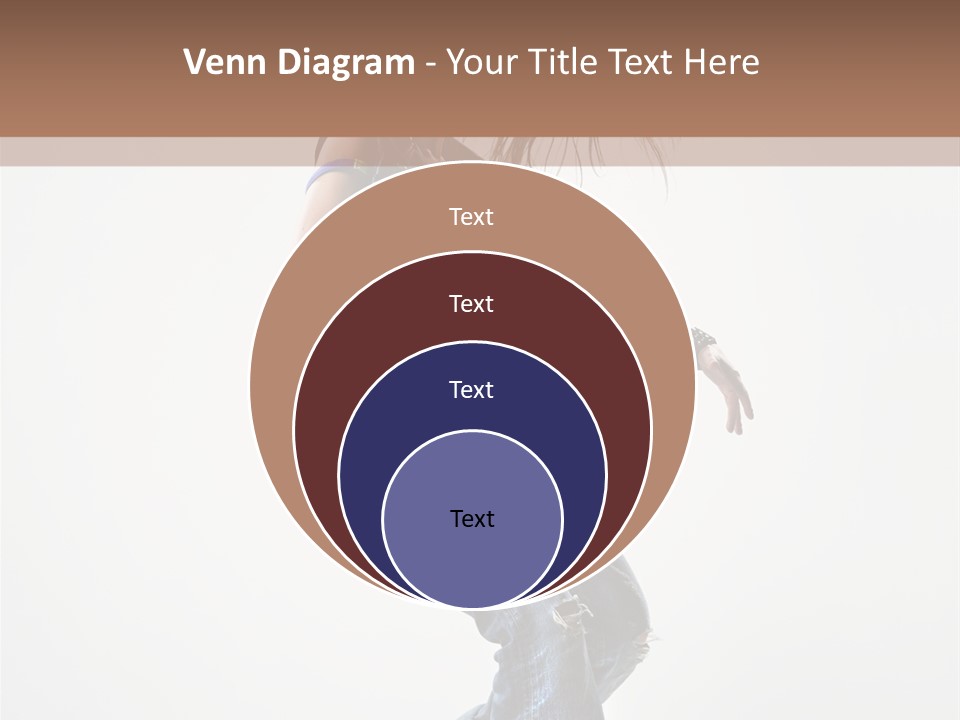 Fashion Posing Human PowerPoint Template