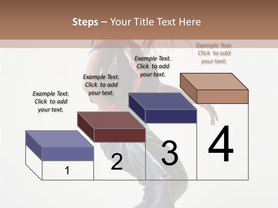 Fashion Posing Human PowerPoint Template