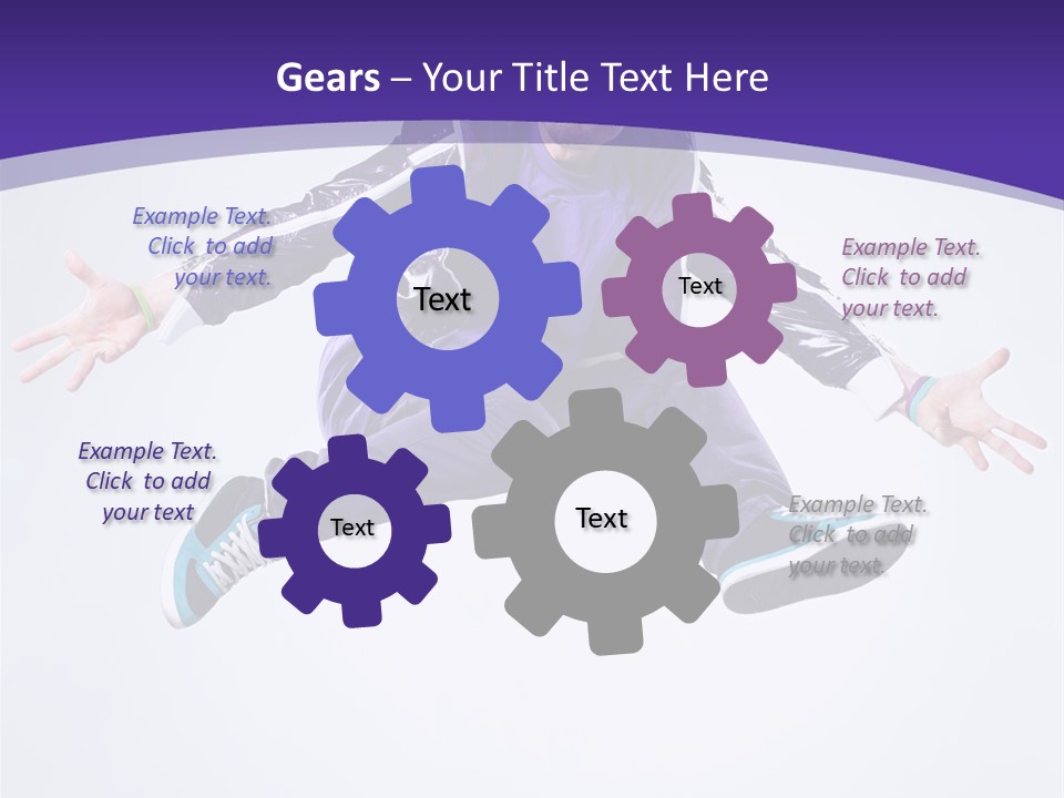 Sensuality One Gymnastic PowerPoint Template