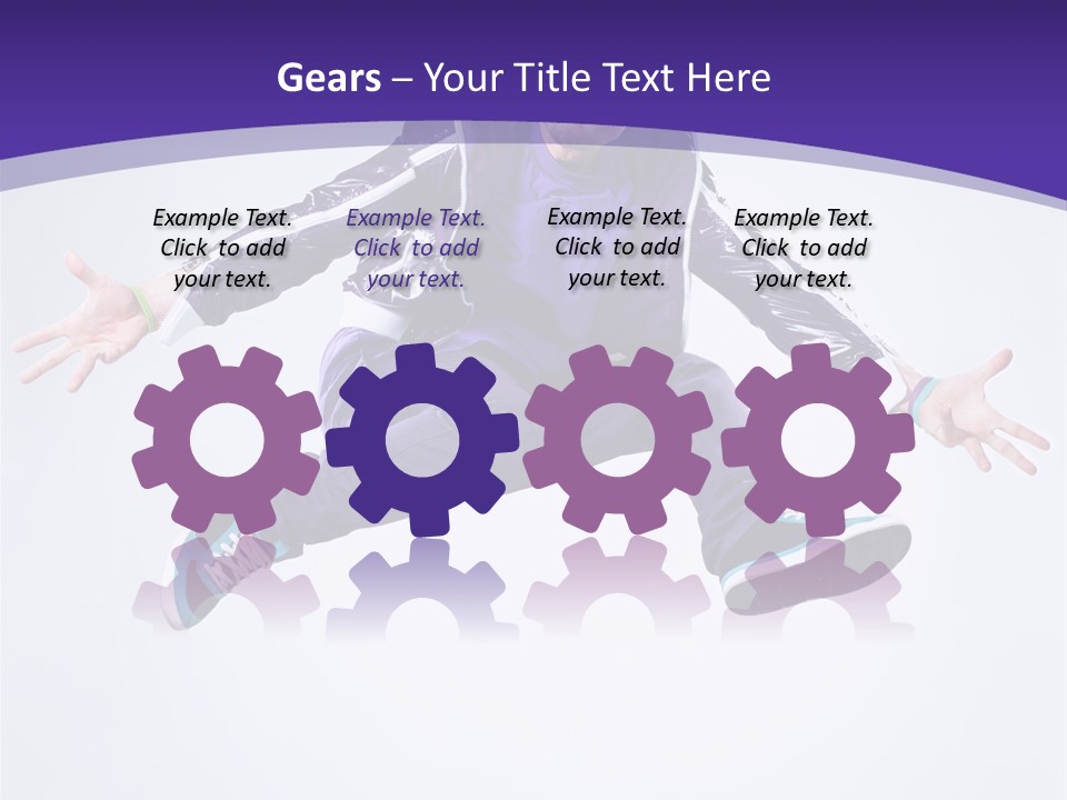 Sensuality One Gymnastic PowerPoint Template