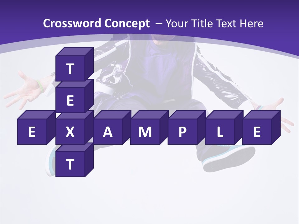 Sensuality One Gymnastic PowerPoint Template