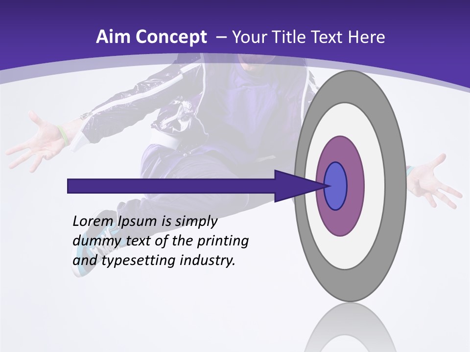 Sensuality One Gymnastic PowerPoint Template