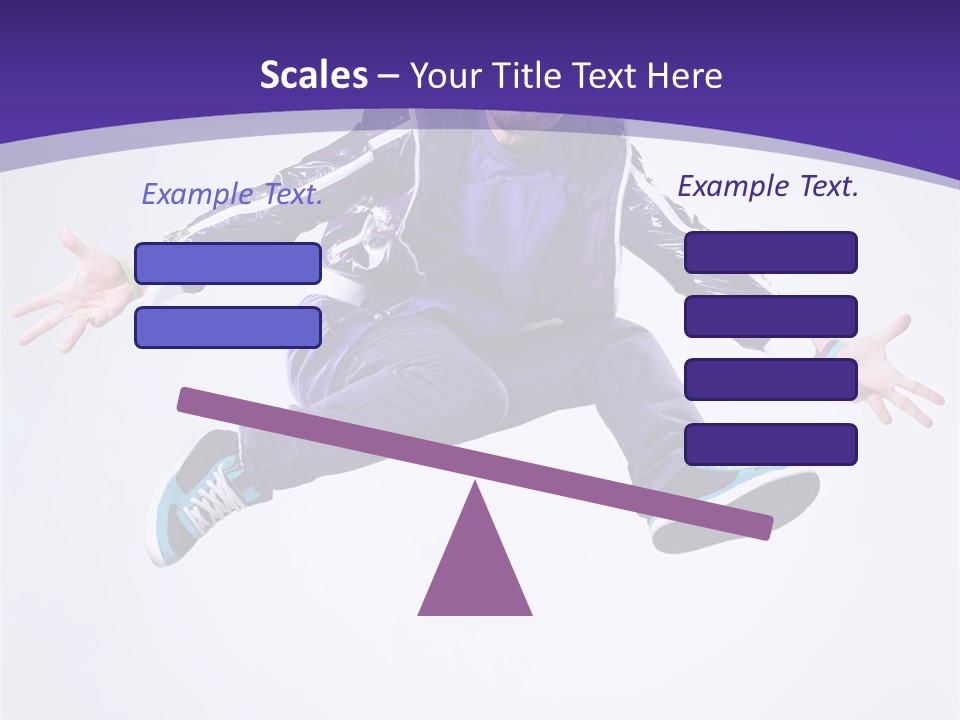 Sensuality One Gymnastic PowerPoint Template