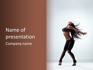 Elegance Feminine Person PowerPoint Template