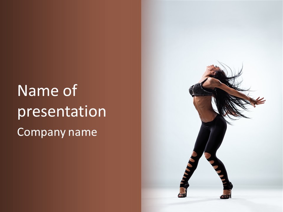 Elegance Feminine Person PowerPoint Template