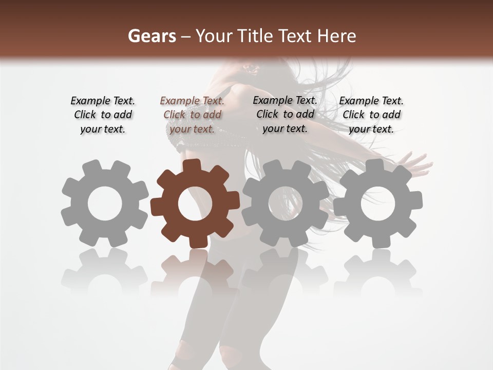 Elegance Feminine Person PowerPoint Template