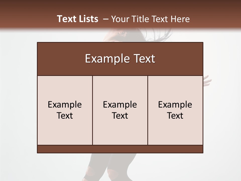 Elegance Feminine Person PowerPoint Template