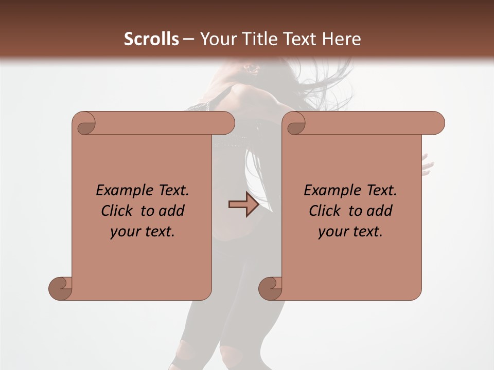 Elegance Feminine Person PowerPoint Template