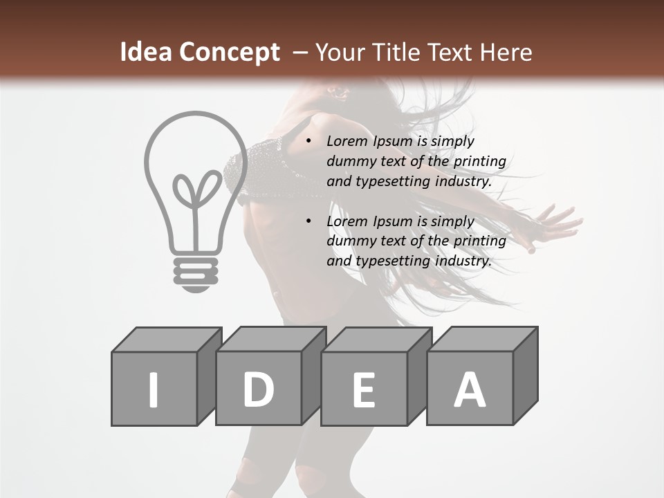 Elegance Feminine Person PowerPoint Template