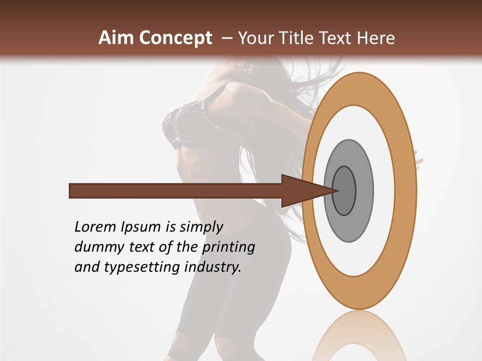 Elegance Feminine Person PowerPoint Template