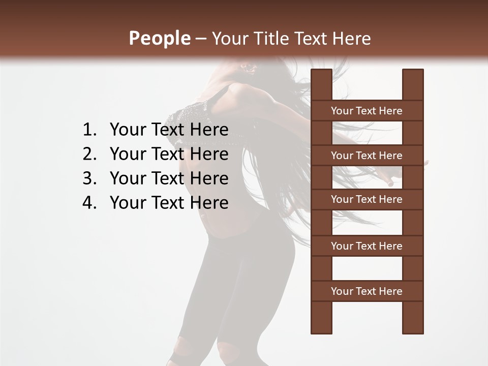 Elegance Feminine Person PowerPoint Template
