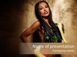 Python Glamorous Body PowerPoint Template