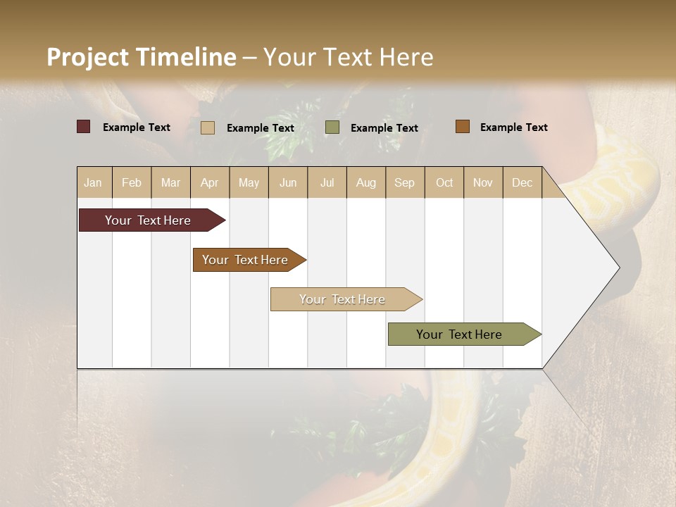 Posing Green Albino PowerPoint Template