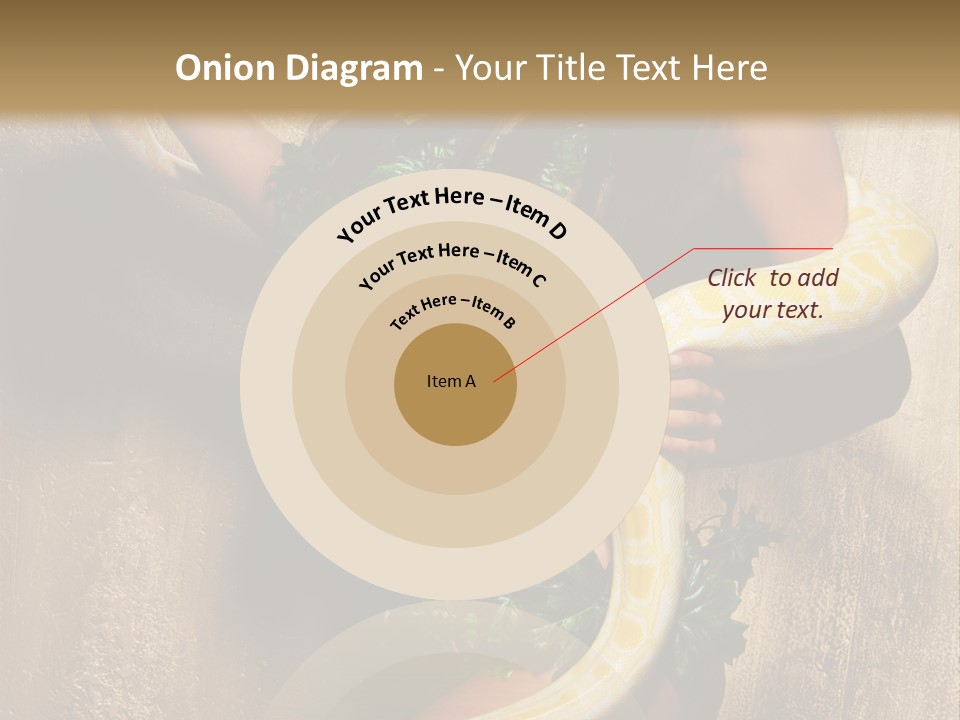 Posing Green Albino PowerPoint Template