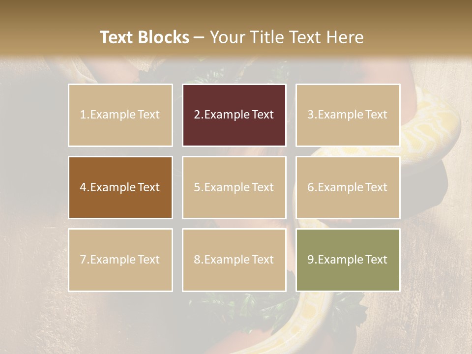 Posing Green Albino PowerPoint Template