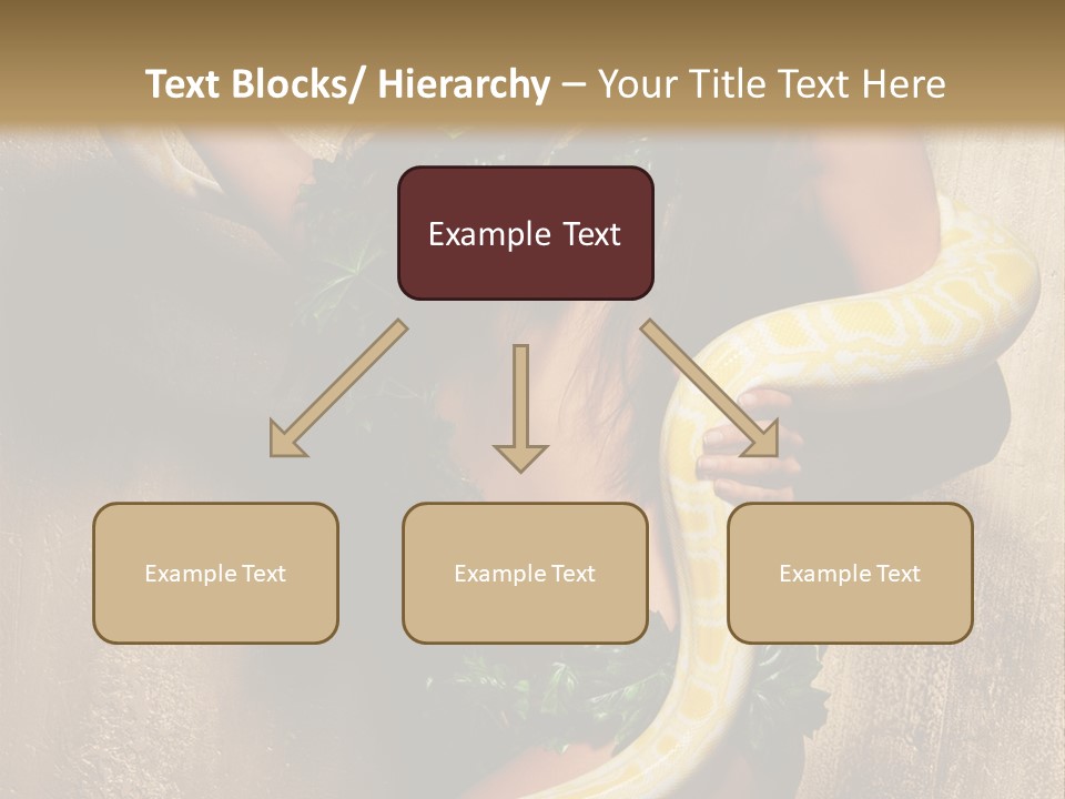 Posing Green Albino PowerPoint Template