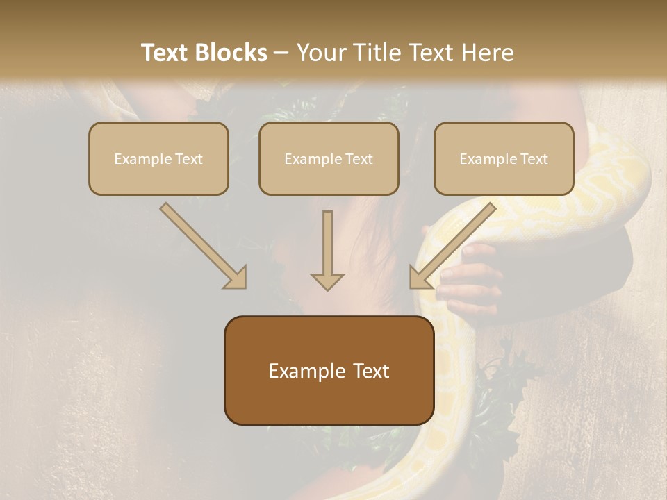 Posing Green Albino PowerPoint Template