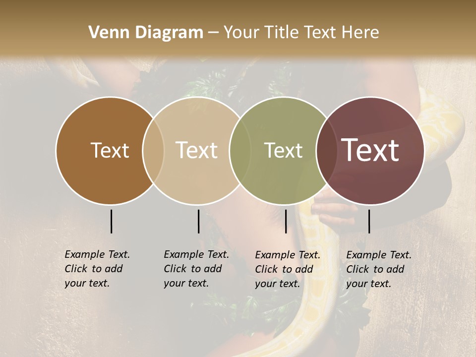 Posing Green Albino PowerPoint Template