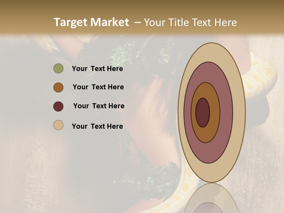 Posing Green Albino PowerPoint Template