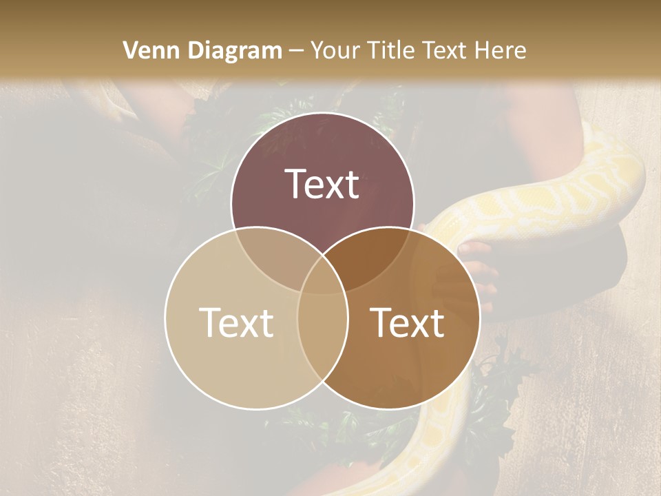 Posing Green Albino PowerPoint Template