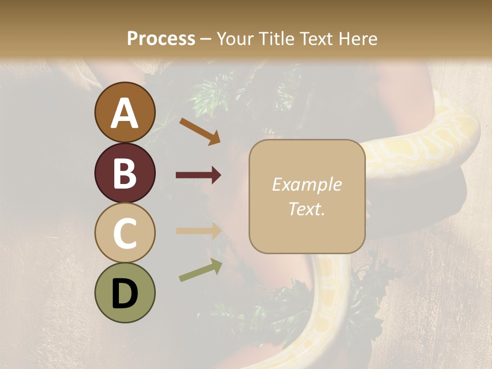 Posing Green Albino PowerPoint Template