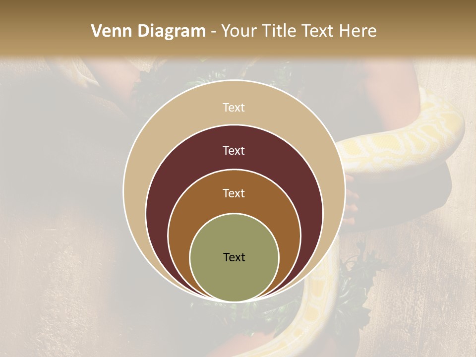 Posing Green Albino PowerPoint Template