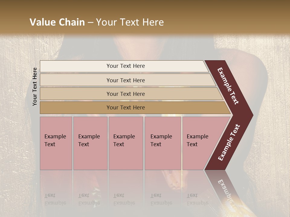 Albino Model Woman PowerPoint Template