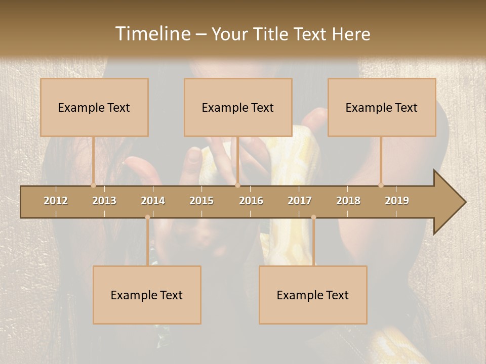 Albino Model Woman PowerPoint Template