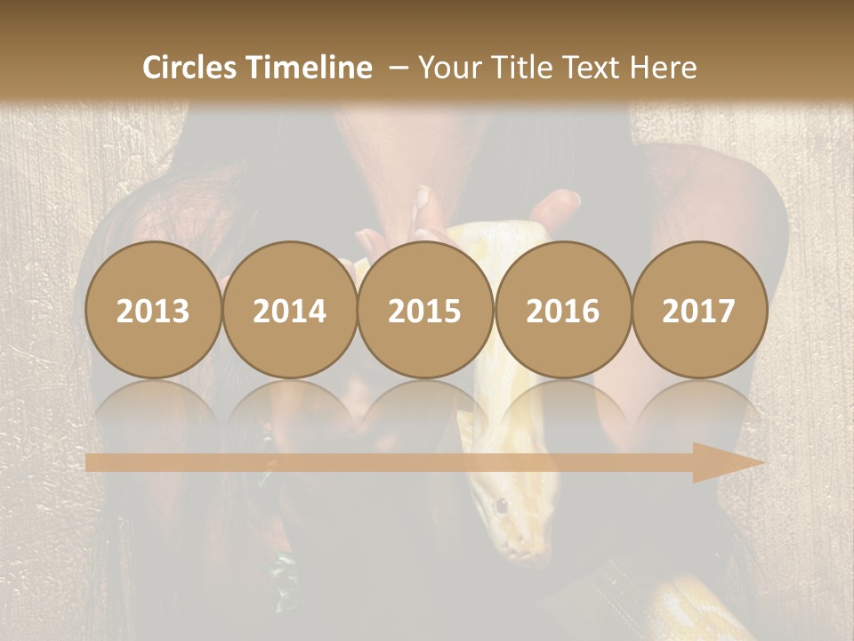 Albino Model Woman PowerPoint Template