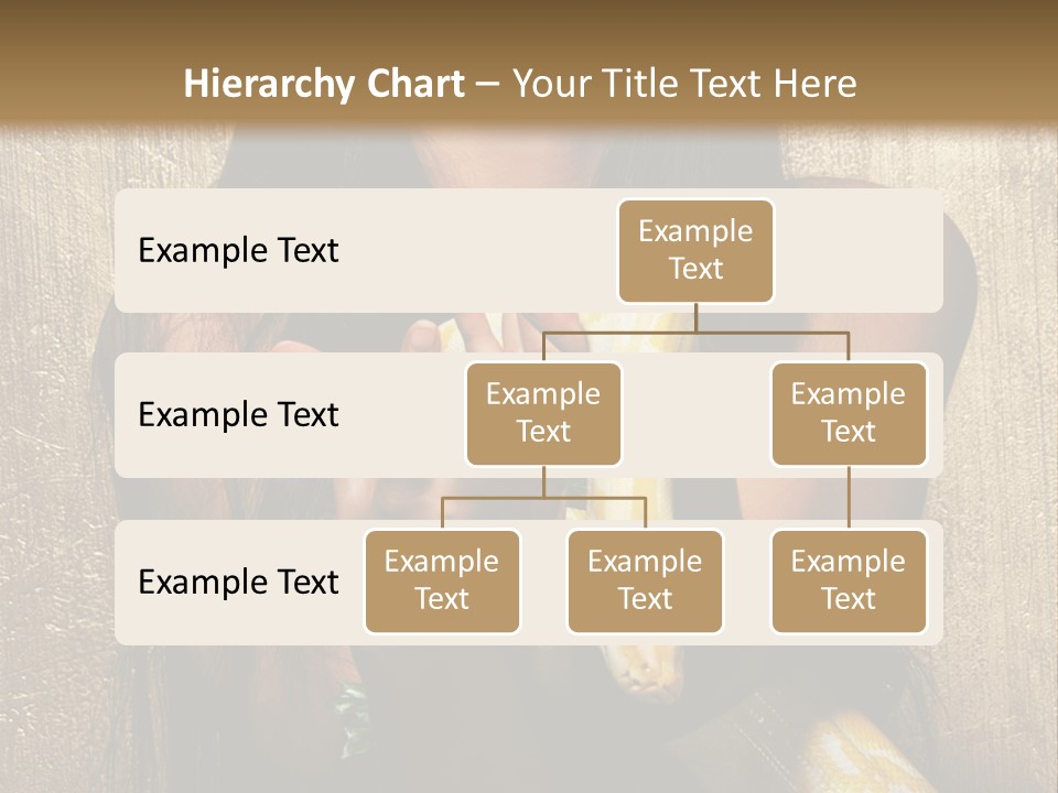 Albino Model Woman PowerPoint Template
