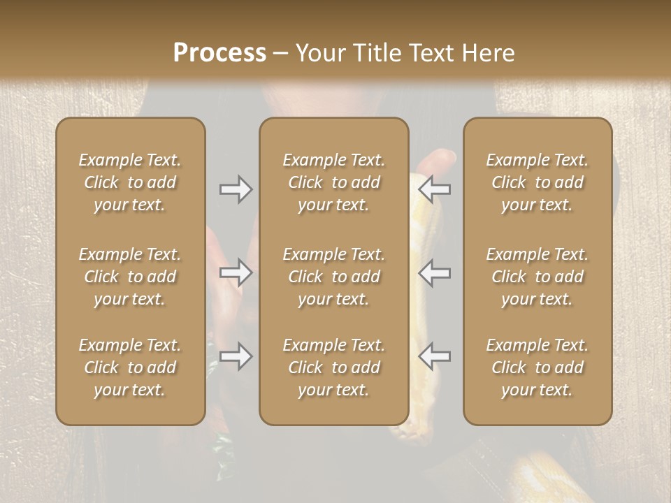Albino Model Woman PowerPoint Template