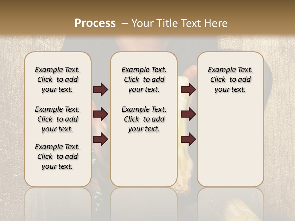 Albino Model Woman PowerPoint Template