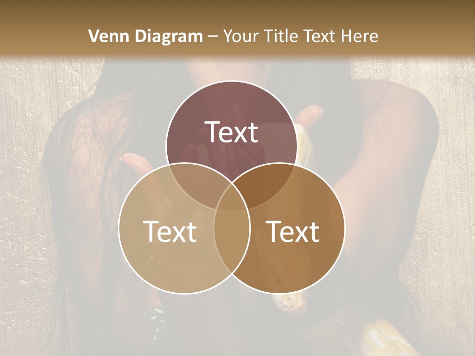 Albino Model Woman PowerPoint Template