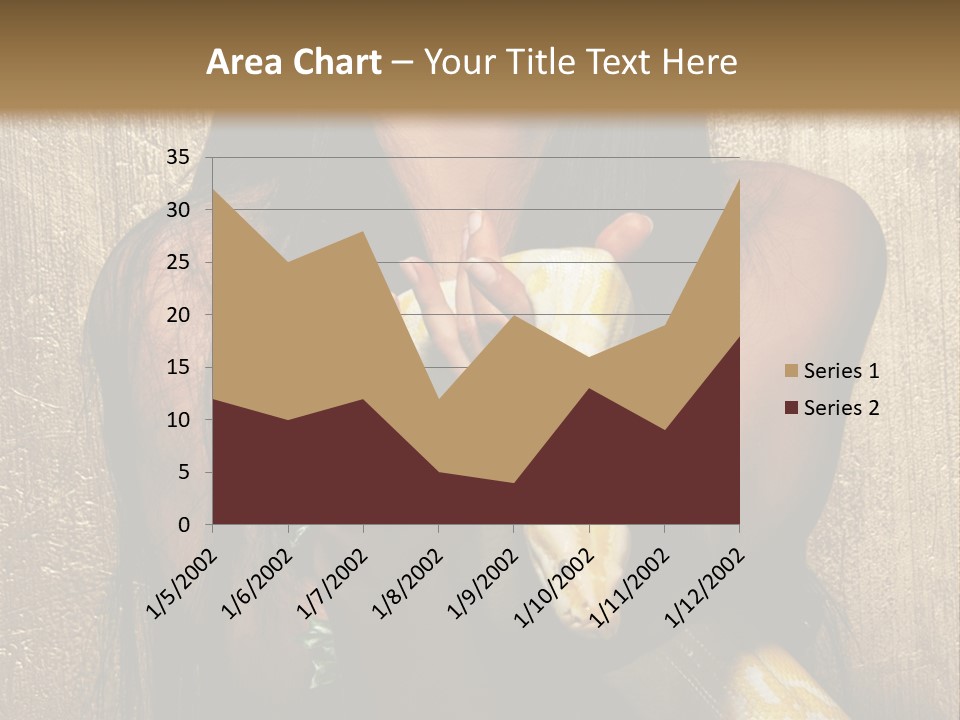 Albino Model Woman PowerPoint Template