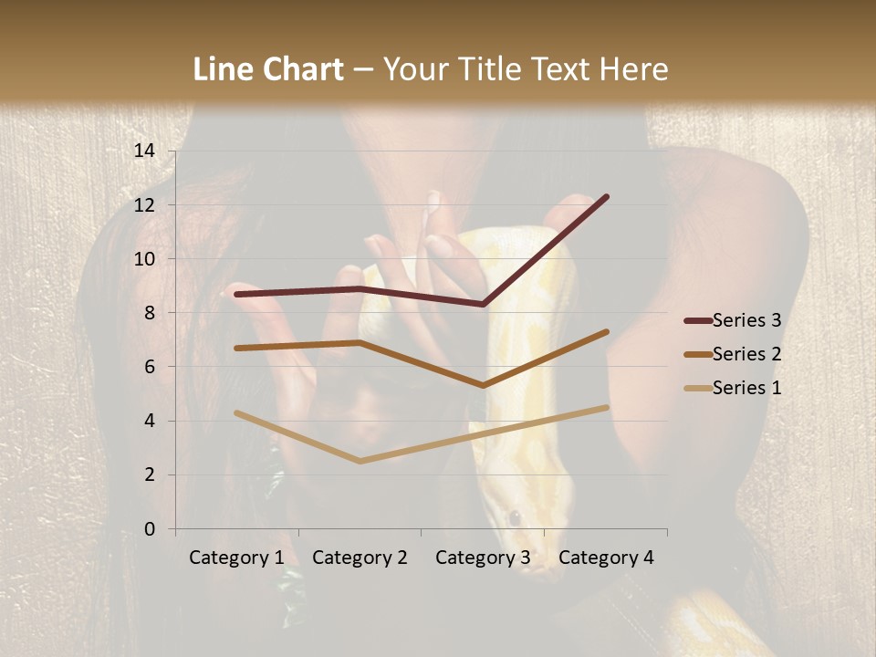 Albino Model Woman PowerPoint Template