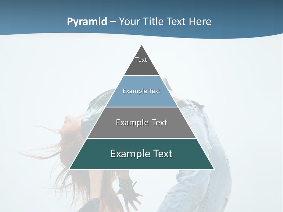 Young Girl Aerobics PowerPoint Template