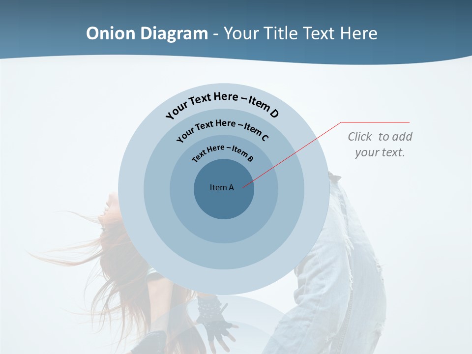 Young Girl Aerobics PowerPoint Template