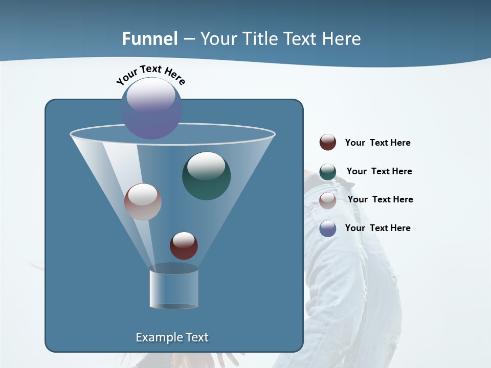 Young Girl Aerobics PowerPoint Template