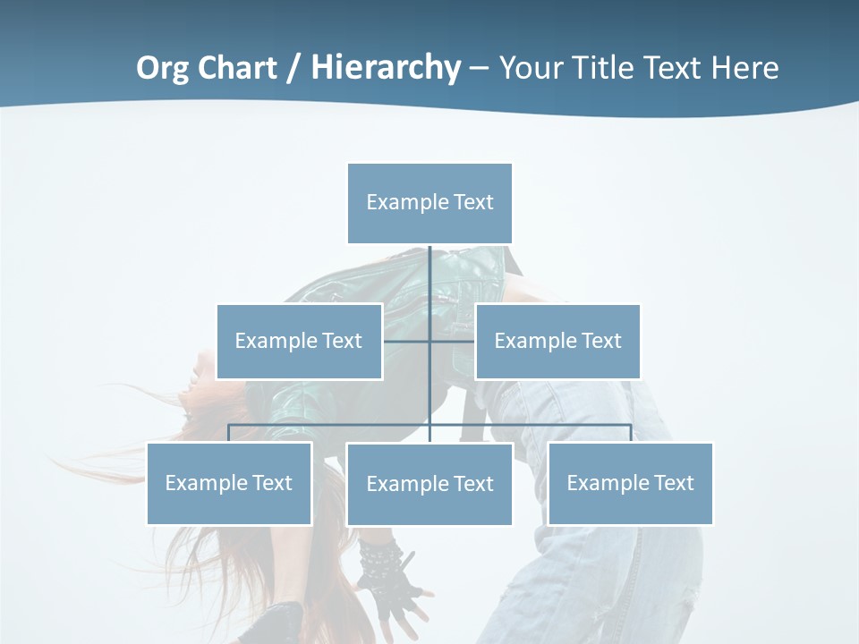 Young Girl Aerobics PowerPoint Template