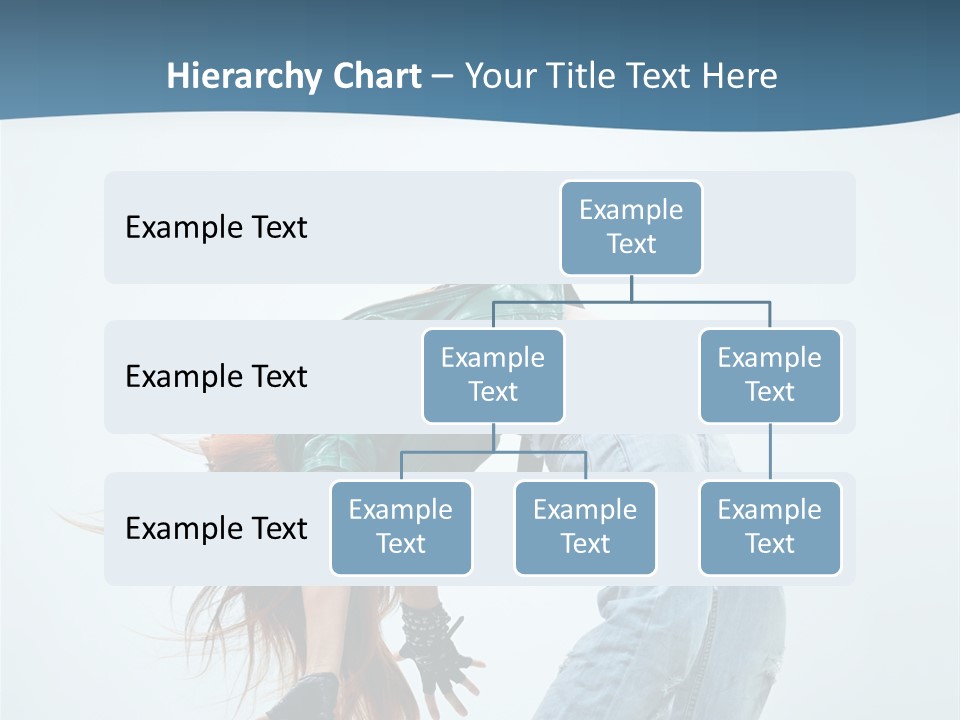 Young Girl Aerobics PowerPoint Template