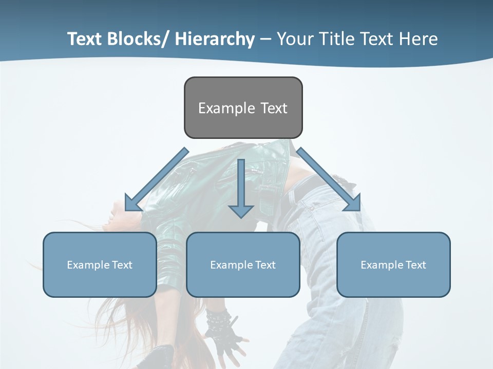 Young Girl Aerobics PowerPoint Template