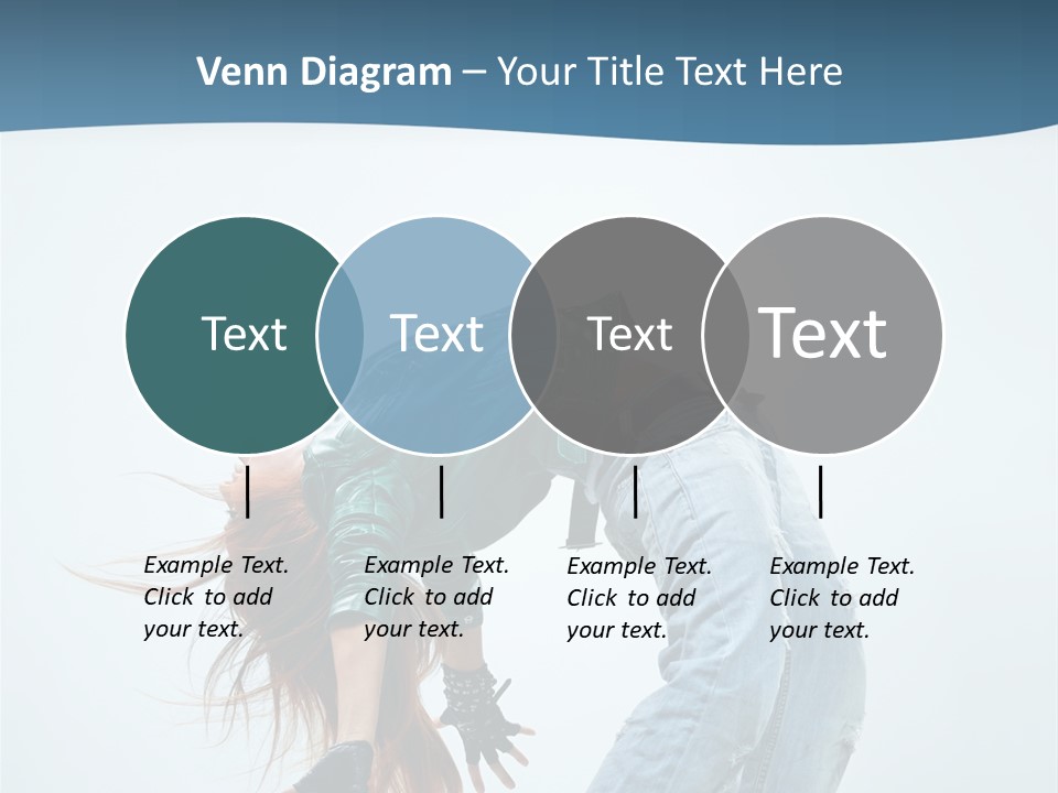 Young Girl Aerobics PowerPoint Template