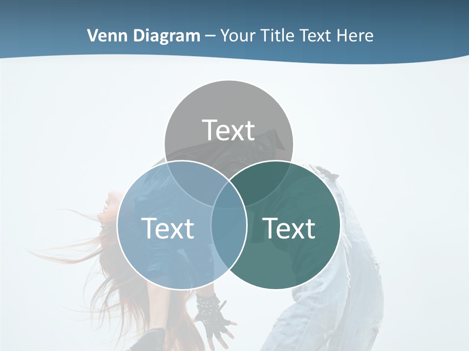 Young Girl Aerobics PowerPoint Template