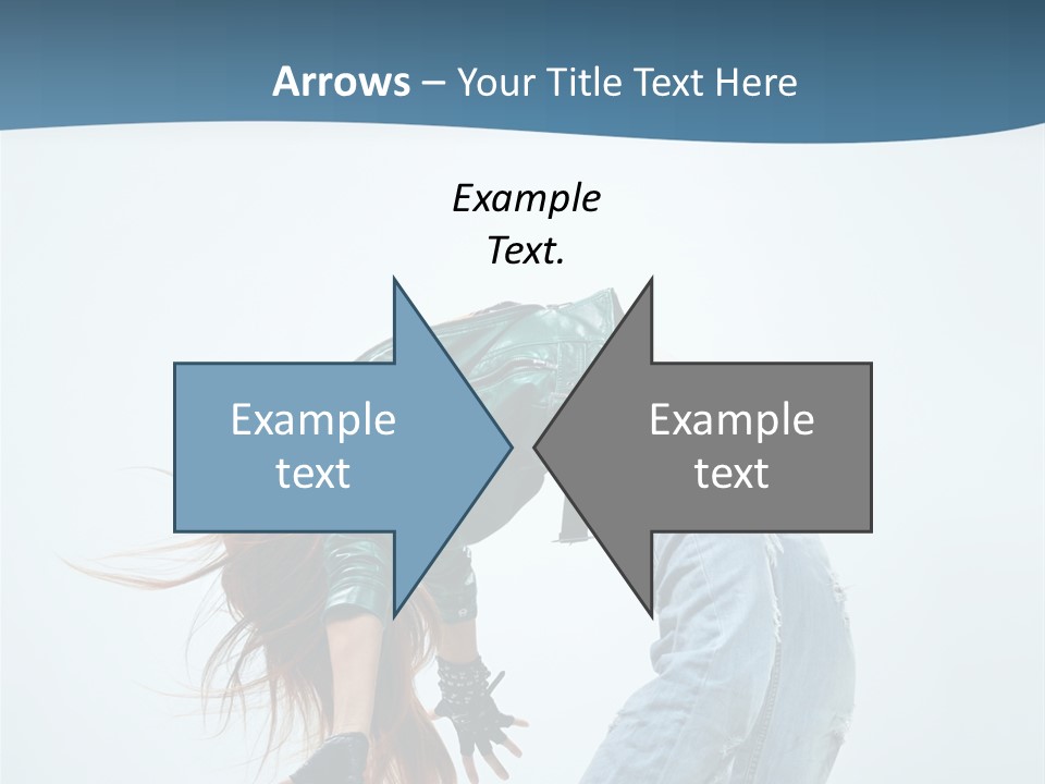 Young Girl Aerobics PowerPoint Template