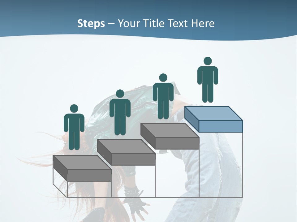 Young Girl Aerobics PowerPoint Template