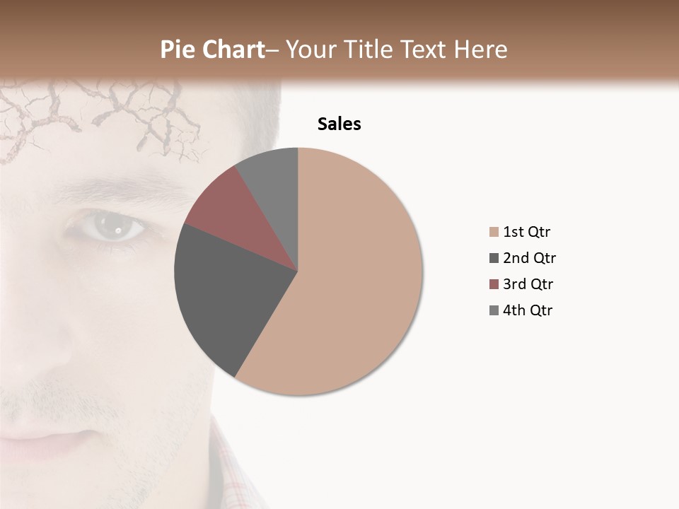 Person Peel Face PowerPoint Template