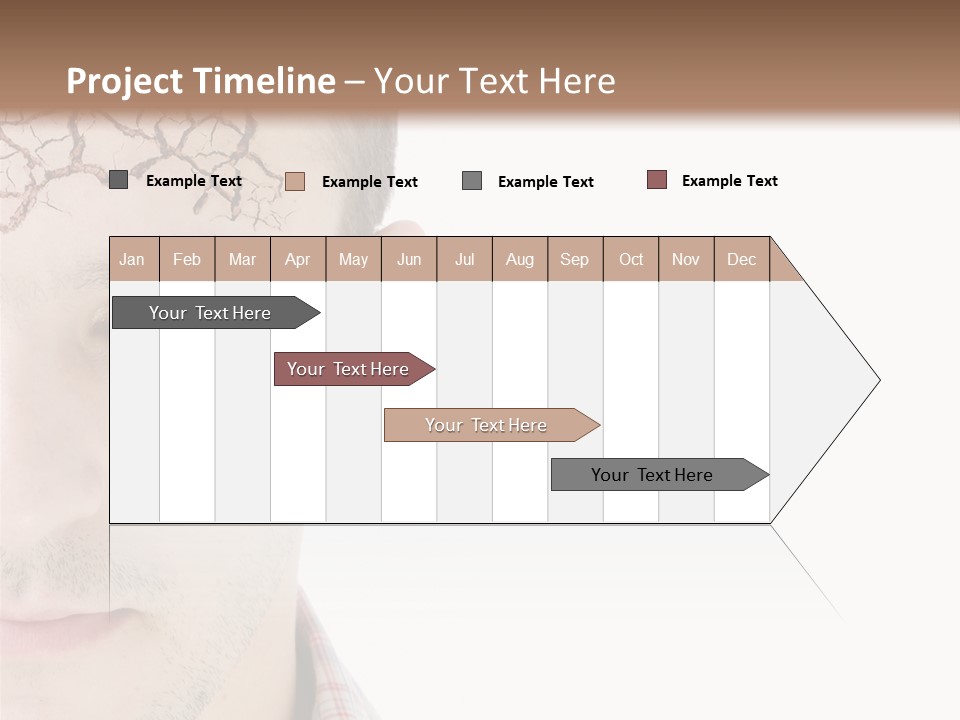 Person Peel Face PowerPoint Template