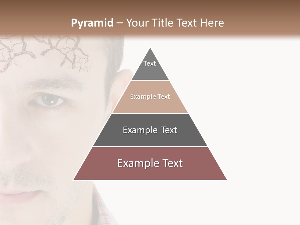 Person Peel Face PowerPoint Template