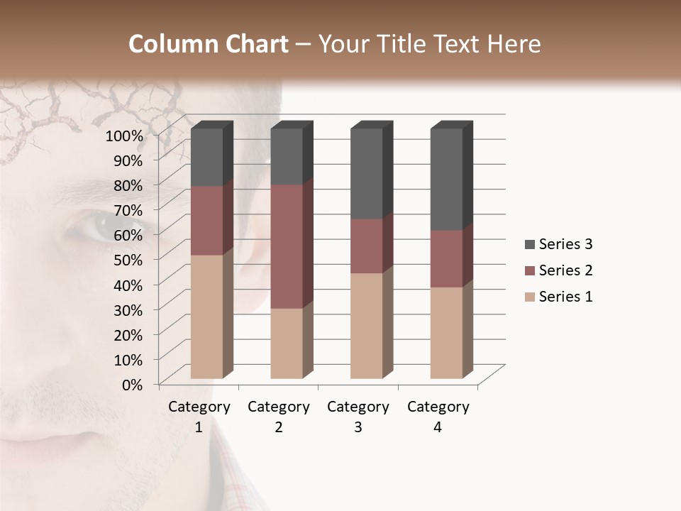 Person Peel Face PowerPoint Template